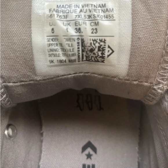 Women's Converse Chuck Taylor All star Madison Gray. Tweed Size 6 Great cond - Picture 8 of 10